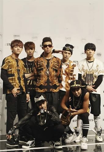 2000-teiliges Puzzle, koreanische Boyband Bang BTS, Wandkunst-Poster für Erwachsene, Spielzeug, Dekompressionsspiel, QZ283YK, 70 x 100 cm von KUTDE