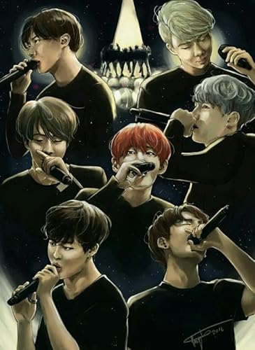 2000-teiliges Puzzle, koreanische Boyband Bang Bt S, Wandkunst-Poster für Spielzeug für Erwachsene, Dekompressionsspiel, Gt599Zw, 70 x 100 cm 2000-teiliges Puzzle, koreanische Boyband Bang Bt S, Wandkunst-Poster für Spielzeug für Erwachsene, Dekompressionsspiel, Gt599Zw, 70 x 100 cm von KUTDE