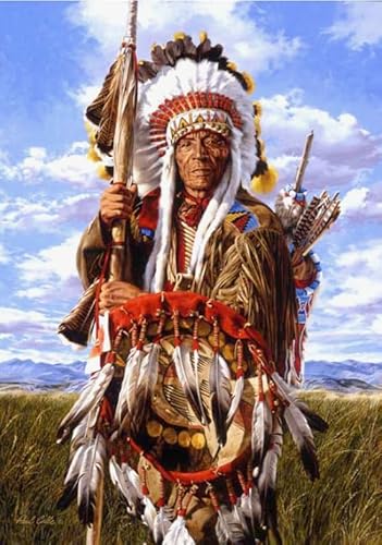 2000-teiliges Puzzle-Poster mit indianischer Kunst, lustiges Spiel, Spielzeug, Lernspiel für Erwachsene, 70 x 100 cm 2000-teiliges Puzzle-Poster mit indianischer Kunst, lustiges Spiel, Spielzeug, Lernspiel für Erwachsene, 70 x 100 cm von KUTDE