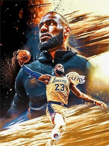 2000-teiliges Puzzle mit 23 Postern „Basketballspieler“ – lustiges Spiel, Lernspielzeug für Erwachsene Qz99Yk 70x100CM von KUTDE