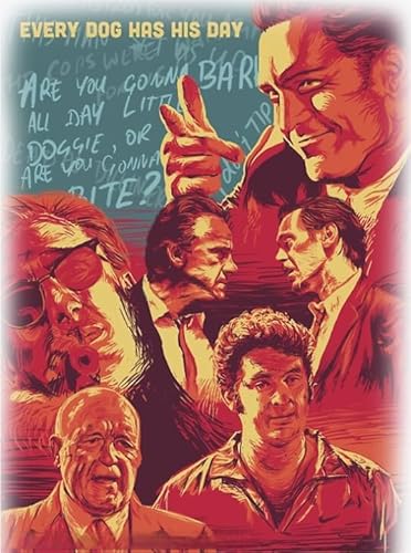 2000-teiliges Puzzle mit Filmplakaten von Reservoirs Dogs zum Stressabbau für die Familie, Lernspielzeug, 70 x 100 cm von KUTDE
