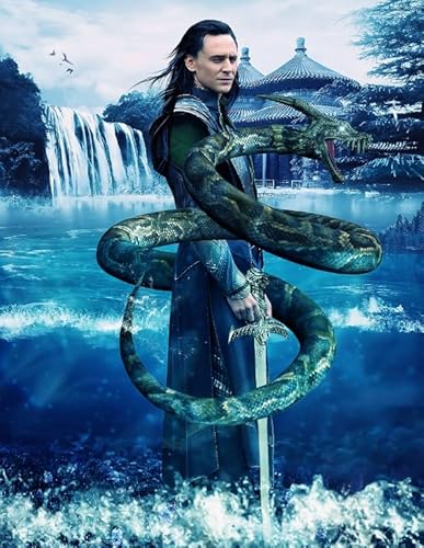 2000-teiliges Puzzle mit klassischen Filmplakaten von Tom Hiddleston zum Stressabbau für die Familie, Lernspielzeug, Vy126Nt, 70 x 100 cm von KUTDE