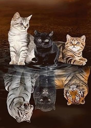 Abstraktes Tierkatzen-Wandkunst-Poster, 2000 Teile, Puzzle-Spielzeug für Erwachsene, Dekompressionsspiel, Xq271Zp, 70 x 100 cm Abstraktes Tierkatzen-Wandkunst-Poster, 2000 Teile, Puzzle-Spielzeug für Erwachsene, Dekompressionsspiel, Xq271Zp, 70 x 100 cm von KUTDE