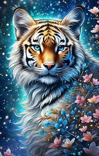 Buntes Tiertiger-Wandkunst-Poster, 2000-teiliges Puzzle, Spielzeug für Erwachsene, Dekompressionsspiel, Xq541Zy, 70 x 100 cm Buntes Tiertiger-Wandkunst-Poster, 2000-teiliges Puzzle, Spielzeug für Erwachsene, Dekompressionsspiel, Xq541Zy, 70 x 100 cm von KUTDE