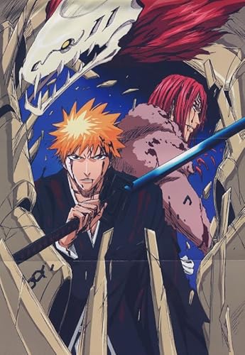 Japanisches Anime Bleachs Wandkunst Poster 2000 Teilen Puzzle Spielzeug für Erwachsene Dekompressionsspiel Gt542Zw 70x100CM von KUTDE