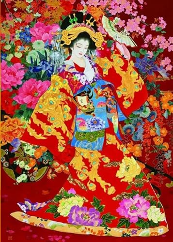 Japanisches Frauenkunst-Poster-Puzzle, 1000 Teile, Puzzle für Erwachsene, Familien-Dekompressionsspiele, Xq26Zy, 50 x 70 cm Japanisches Frauenkunst-Poster-Puzzle, 1000 Teile, Puzzle für Erwachsene, Familien-Dekompressionsspiele, Xq26Zy, 50 x 70 cm von KUTDE