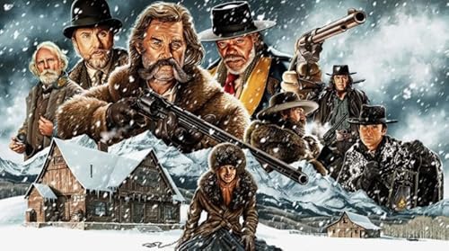 Puzzle 1000 Teile, Filmklassiker „The Hateful Eight“, Poster für Stressabbau zu Hause, Vw75Qp, 26 x 38 cm Puzzle 1000 Teile, Filmklassiker „The Hateful Eight“, Poster für Stressabbau zu Hause, Vw75Qp, 26 x 38 cm von KUTDE