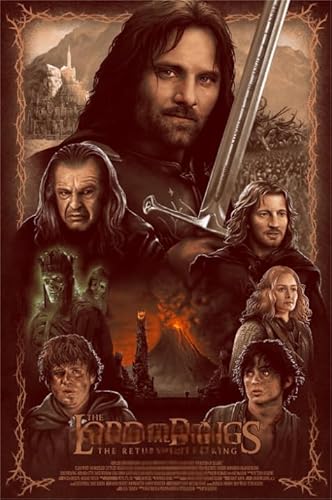 Puzzle 1000 Teile, Filmklassiker Smeagol Poster, Buntes Geschicklichkeitsspiel für die ganze Familie, Erwachsene, Xq27Zp, 50x70CM von KUTDE