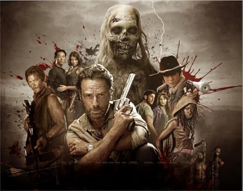 Puzzle 1000 Teile, Horrorfilm Shaun of The Dead Poster für Erwachsene, Lernspielzeug, Puzzles, Vy52Nt, 50 x 70 cm von KUTDE