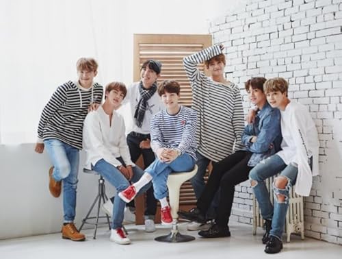 Puzzle 1000 Teile, Koreanisches Boyband-Bang-BTS-Poster, lustiges Puzzlespielzeug für Erwachsene, Vy182Nt, 50 x 70 cm Puzzle 1000 Teile, Koreanisches Boyband-Bang-BTS-Poster, lustiges Puzzlespielzeug für Erwachsene, Vy182Nt, 50 x 70 cm von KUTDE