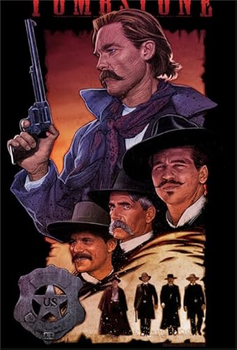 Puzzle 1000 Teile, Retro-Actionfilm, Tombstones-Poster, für Erwachsene, Lernspielzeug, Puzzles, Qz165Yk, 50 x 70 cm Puzzle 1000 Teile, Retro-Actionfilm, Tombstones-Poster, für Erwachsene, Lernspielzeug, Puzzles, Qz165Yk, 50 x 70 cm von KUTDE