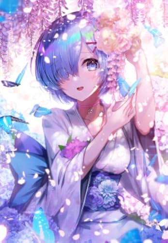 Puzzle 1000 Teile Anime Jenseitiges Leben von Grund auf Poster Stressabbauspiel für Zuhause Vw53Qp 50x70CM von KUTDE