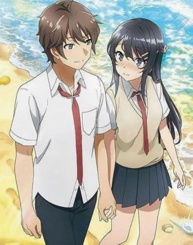 Puzzle 1000 Teile Azusagawa Sakutas Japanische Anime-Poster für Erwachsene und Familien, Dekompressionsspielzeug, Qw11Zp, 50 x 70 cm von KUTDE