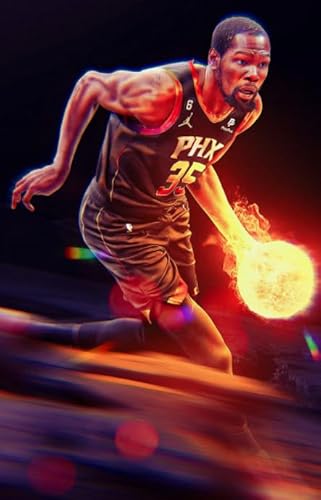 Puzzle 1000 Teile Basketballspieler K.Durants Kunstposter für Erwachsene und Familien, Dekompressionsspielzeug, Qw565Zp, 50 x 70 cm von KUTDE