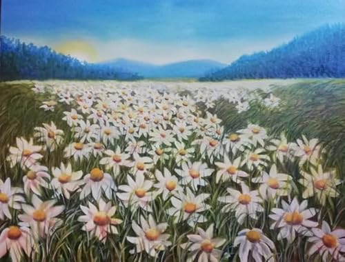 Puzzle 1000 Teile Blumenlandschafts-Poster-Puzzle für Erwachsene, Familien-Dekompressionsspiele, Xq407Zp, 50 x 70 cm von KUTDE