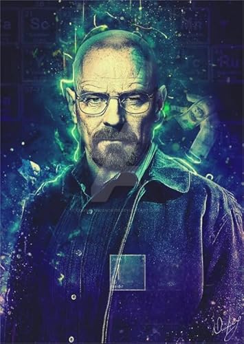 Puzzle 1000 Teile Breakings Bad Filmplakat für Erwachsene Familien Puzzle Spielzeug Dekompressionsspiel Gt639Zw 38x52CM von KUTDE