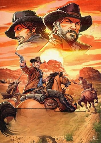 Puzzle 1000 Teile Clint.E Filmspielplakat für Erwachsene Familien Puzzle Spielzeug Dekompressionsspiel Gt442Zw 50x70CM von KUTDE