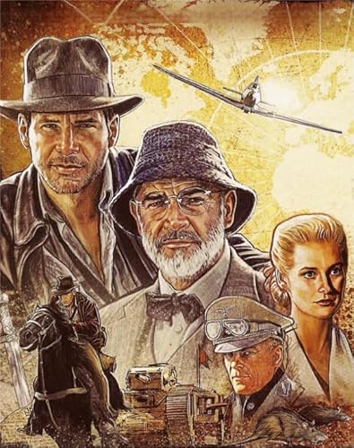Puzzle 1000 Teile Dr. Henry Retro-Actionfilmplakat für Erwachsene und Familien, Dekompressionsspielzeug, Qw731Zp, 50 x 70 cm von KUTDE