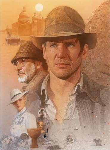 Puzzle 1000 Teile Dr. Henry Retro-Actionfilmplakat für Erwachsene und Familien, Dekompressionsspielzeug, Qw732Zp, 50 x 70 cm von KUTDE