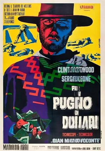 Puzzle 1000 Teile Filmklassiker Eastwoods Poster Buntes Geschicklichkeitsspiel für die ganze Familie Erwachsene Xq233Zp 50x70CM von KUTDE