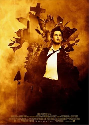 Puzzle 1000 Teile Horror-Actionfilm Constantines Poster für Erwachsene Lernspielzeug Puzzles Gt425Zw 38x52CM von KUTDE
