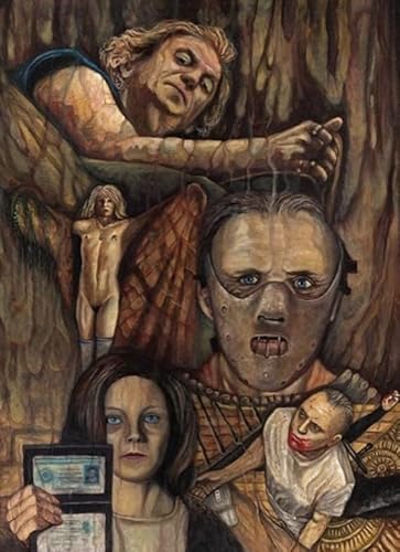 Puzzle 1000 Teile Horrorfilm Lämmer für Erwachsene Familienspiele Lernspielzeug Xq162Zy 50x70CM von KUTDE