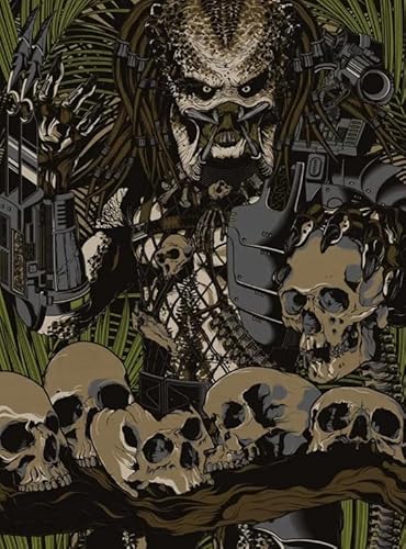 Puzzle 1000 Teile Horrorfilm Predators Poster Für Erwachsene Familiendekompressionsspielzeug Qz344Yk 50x70CM von KUTDE