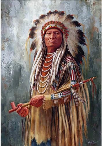 Puzzle 1000 Teile Indianerkunst Poster Holz für Erwachsene Kinder Spiele Lernspielzeug Kx84Zy 26x38CM Puzzle 1000 Teile Indianerkunst Poster Holz für Erwachsene Kinder Spiele Lernspielzeug Kx84Zy 26x38CM von KUTDE