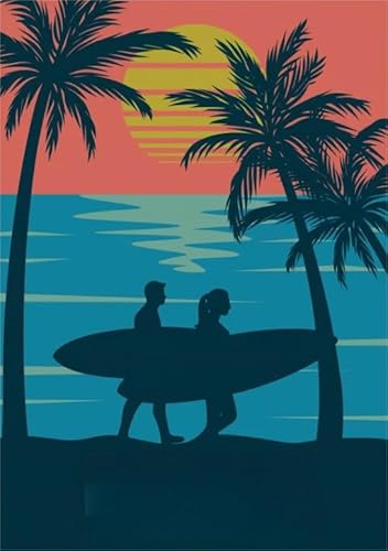 Puzzle 1000 Teile Indonesiens Retro-Reisekunstplakat für Dekompressionsspielzeug für Erwachsene und Familien Xq545Zy 38x26CM von KUTDE
