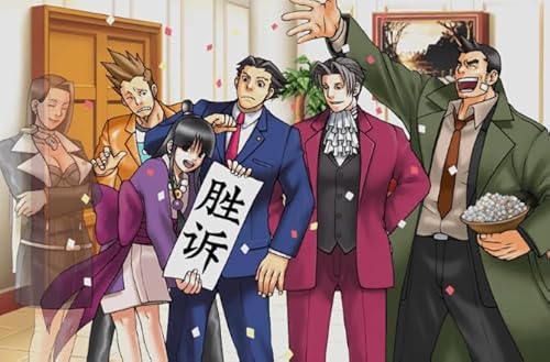 Puzzle 1000 Teile Japan Anime Gyakuten Poster Buntes Geschicklichkeitsspiel für die ganze Familie Erwachsene Xq246Zp 50x70CM von KUTDE