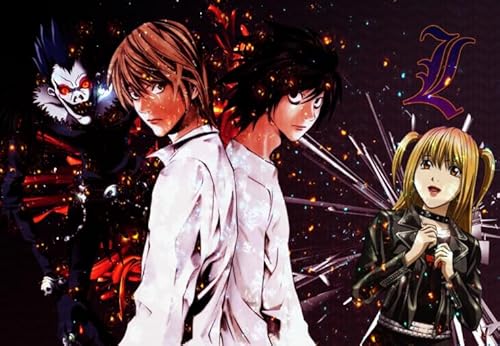 Puzzle 1000 Teile Japanische Anime-Deathe-Poster für Erwachsene und Familien, Dekompressionsspielzeug, Qw299Zp, 50 x 70 cm von KUTDE
