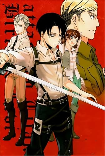 Puzzle 1000 Teile Japanische Anime Eren.Jaeger Poster für Erwachsene und Familien, Dekompressionsspielzeug, Qw424Zp, 50 x 70 cm von KUTDE