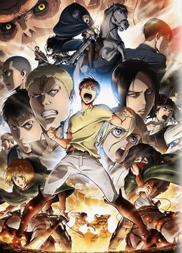 Puzzle 1000 Teile Japanische Anime Eren.Jaeger Poster für Erwachsene und Familien, Dekompressionsspielzeug, Qw425Zp, 50 x 70 cm von KUTDE