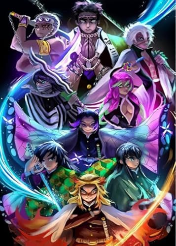 Puzzle 1000 Teile Japanische Animes Nezuko Dämonen Poster Puzzles Lernspielzeug für Erwachsene Qz222Yk 50x70CM Puzzle 1000 Teile Japanische Animes Nezuko Dämonen Poster Puzzles Lernspielzeug für Erwachsene Qz222Yk 50x70CM von KUTDE