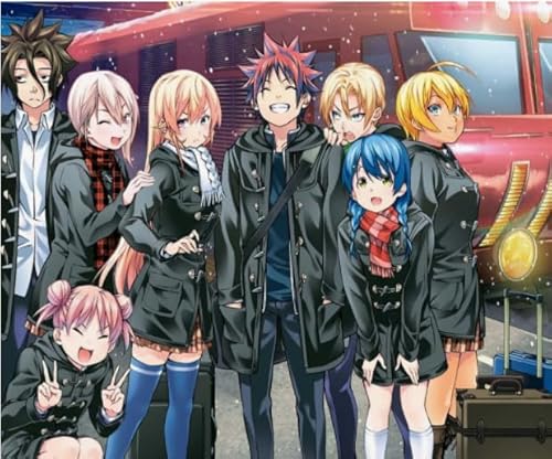 Puzzle 1000 Teile Japanisches Anime Food Wars Poster für Erwachsene Kinder Spiele Lernspielzeug Kx224Zy 50x70CM von KUTDE