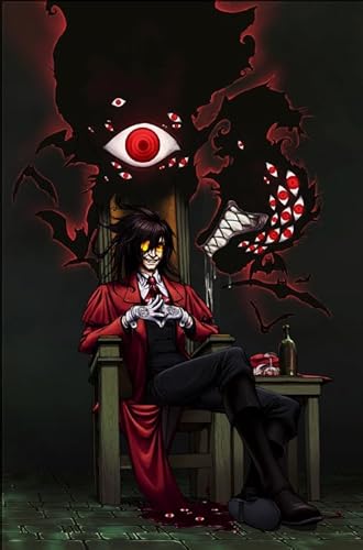 Puzzle 1000 Teile Japanisches Anime-Hellsing-Poster zum Spaß für Erwachsene, Puzzlespielzeug, Vy242Nt, 50 x 70 cm von KUTDE