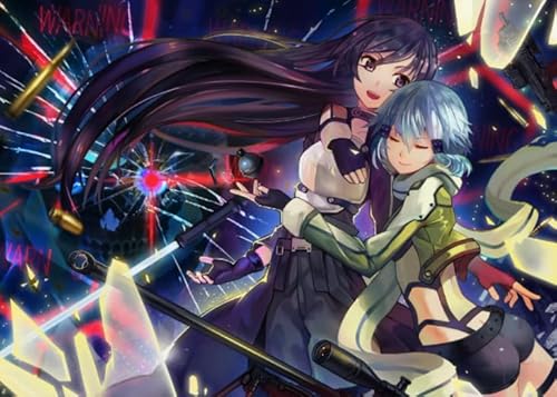 Puzzle 1000 Teile Japanisches Anime Kirigaya Kazuto Poster Für Erwachsene Spielzeug Zur Entspannung Der Familie Qz420Yk 38x52CM von KUTDE