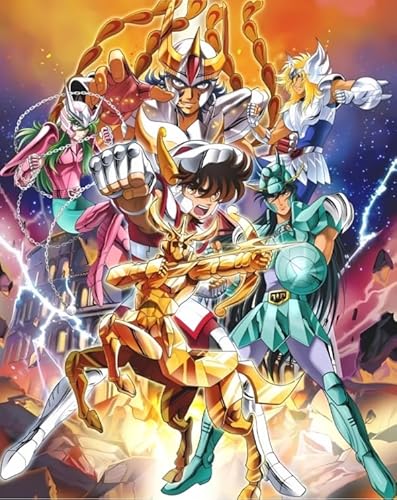 Puzzle 1000 Teile Japanisches Anime-Seiyas-Poster für Erwachsene und Familien, Dekompressionsspielzeug, Gt194Zw, 50 x 70 cm von KUTDE