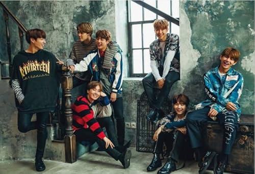 Puzzle 1000 Teile Koreanische Boyband Bang BTS Kunstposter für Erwachsene Familienspiele Lernspielzeug Vy60Nt 38x52CM Puzzle 1000 Teile Koreanische Boyband Bang BTS Kunstposter für Erwachsene Familienspiele Lernspielzeug Vy60Nt 38x52CM von KUTDE