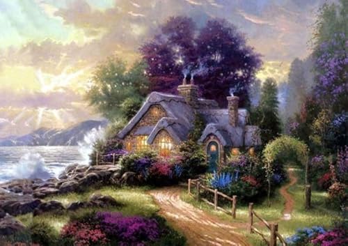 Puzzle 1000 Teile Landschaftshaus Kunstwerk Poster Spielzeug für Erwachsene Dekompressionsspiel Xq380Zp 26x38CM Puzzle 1000 Teile Landschaftshaus Kunstwerk Poster Spielzeug für Erwachsene Dekompressionsspiel Xq380Zp 26x38CM von KUTDE