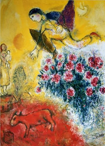 Puzzle 1000 Teile Mchagall Kunstwerk Poster Reproduktion Spielzeug Erwachsene Dekompressionsspiel Qw396Zp 50x70CM von KUTDE