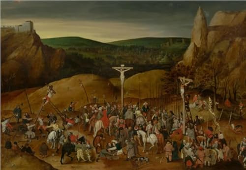 Puzzle 1000 Teile Pieter Bruegel Kunstwerk Poster Reproduktion Spielzeug Erwachsene Dekompressionsspiel Qw166Zp 26x38CM von KUTDE