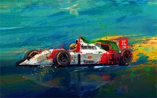 Puzzle 1000 Teile Rennwagen F1 Poster Buntes Geschicklichkeitsspiel für die ganze Familie Erwachsene Xq74Zp 50x70CM von KUTDE
