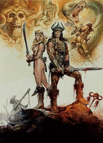 Puzzle 1000 Teile Schwarzenegger Vintage Filmplakat Dekompressionsspiel für Erwachsene Spielzeug Vy30Nt 38x52CM von KUTDE