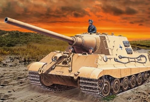 Puzzle 1000 Teile Spiel Retro Panzer Poster für Erwachsene Lernspielzeug Puzzles Qz359Yk 50x70CM von KUTDE