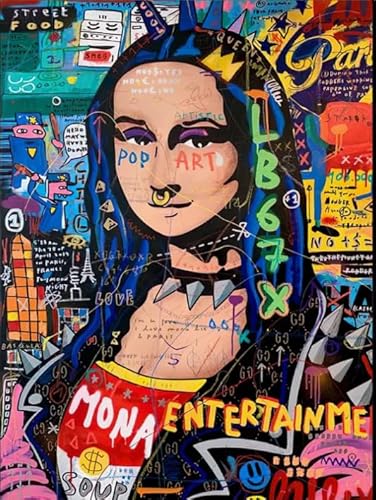 Puzzle 1000 Teile Street Art Graffiti Farbe für Spielzeug Erwachsene Dekompressionsspiel Qw215Zp 50x70CM von KUTDE