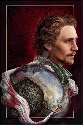 Puzzle 1000 Teile Tom Hiddleston Kunstposter für Erwachsene und Familien, Dekompressionswerkzeug, Qz362Yk, 26 x 38 cm von KUTDE