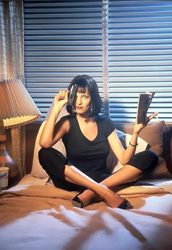 Puzzle 1000 Teile Uma Thurman Klassisches Filmplakat für Erwachsene Familienspiele Lernspielzeug Xq422Zy 50x70CM von KUTDE