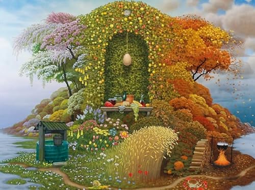 Puzzle 1000 Teile Yerkas Abstrakte Kunst Ölgemälde Poster Spielzeug Erwachsene Dekompressionsspiel Xq118Zy 50x70CM von KUTDE