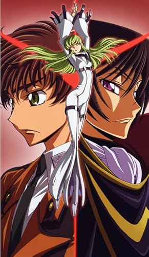 Puzzle 1000 japanische Anime-Lelouch-Poster für Erwachsene, Lernspielzeug, Puzzles Qz677Yk, 50 x 70 cm von KUTDE